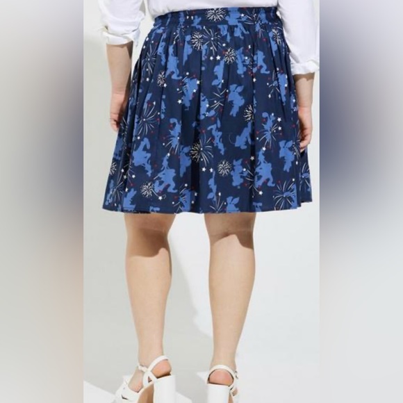 NWT-Torrid/Disney’s Mickey Mouse and friends Americana skirt size 2x 3X - Picture 3 of 6